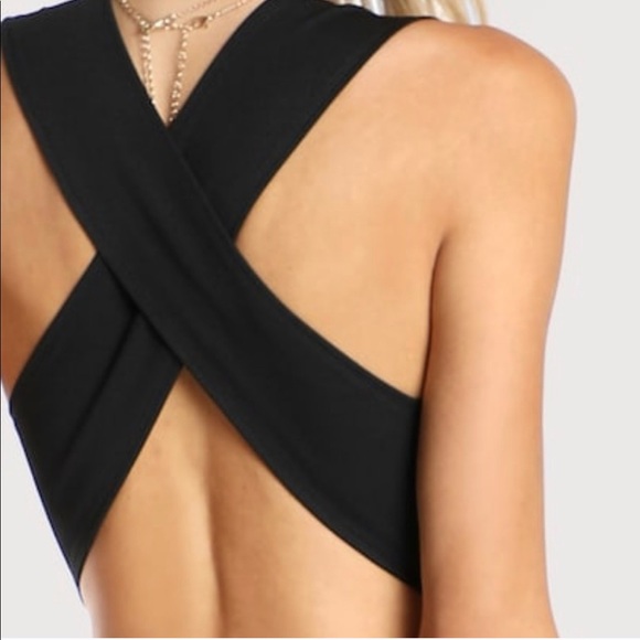 Stunning Dressy ⭐️ Jump Suit with Criss Cross Back - Picture 3 of 8